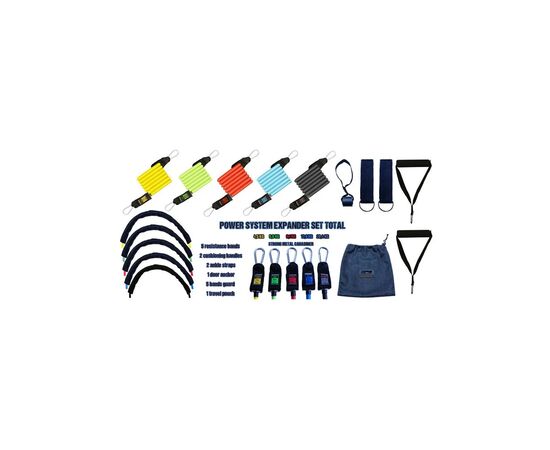 Эспандер Power System PS-4099 Total Expander Set 5 шт (4099MX-0), изображение 6 Эспандер Power System PS-4099 Total Expander Set 5 шт (4099MX-0), изображение 6