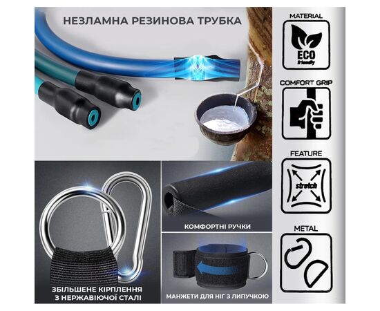 Эспандер Power System PS-4099 Total Expander Set 5 шт (4099MX-0), изображение 8 Эспандер Power System PS-4099 Total Expander Set 5 шт (4099MX-0), изображение 8