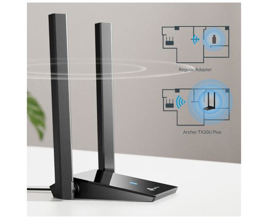 Сетевая карта Wi-Fi TP-Link ARCHER-TX20U-PLUS, изображение 5 Сетевая карта Wi-Fi TP-Link ARCHER-TX20U-PLUS, изображение 5