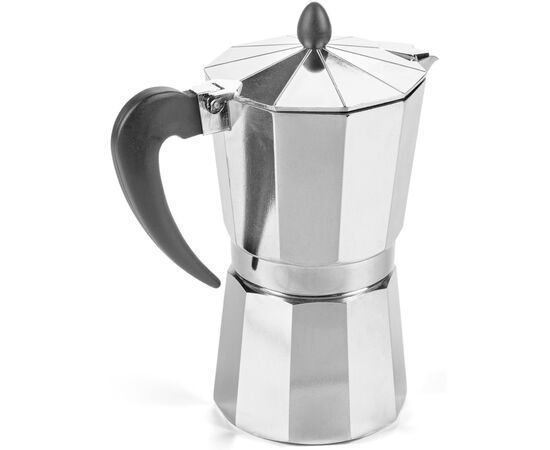 Гейзерная кофеварка Hölmer Aluminum 450 мл (CF-0450-AL), изображение 3 Гейзерная кофеварка Hölmer Aluminum 450 мл (CF-0450-AL), изображение 3