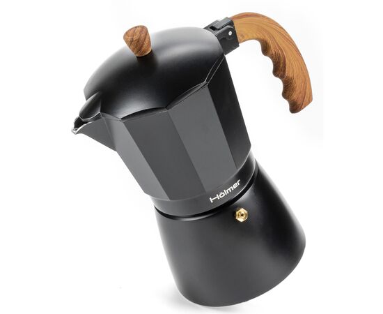 Гейзерная кофеварка Hölmer Natural 450 мл (CF-0450-BW Natural), изображение 5 Гейзерная кофеварка Hölmer Natural 450 мл (CF-0450-BW Natural), изображение 5