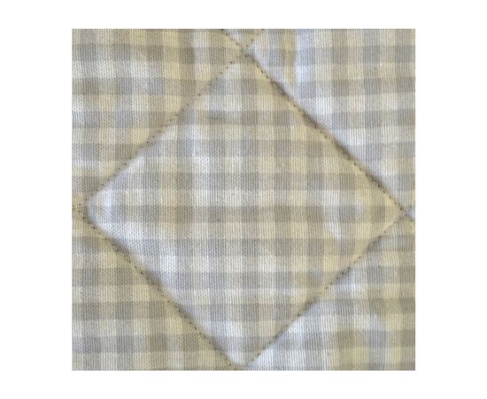 Кухонна прихватка Прованс Bella сiра клiтинка 25х25 см (4823093416765), зображення 2