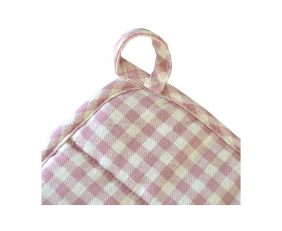 Кухонная прихватка Прованс Bella Розы/Розовая клетка 25х25 см (4823093416772), изображение 3 Кухонная прихватка Прованс Bella Розы/Розовая клетка 25х25 см (4823093416772), изображение 3