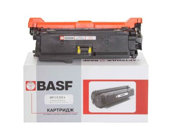 Картридж BASF для HP CLJ CM3530/CP3525 аналог CE252A Yellow (KT-CE252A)