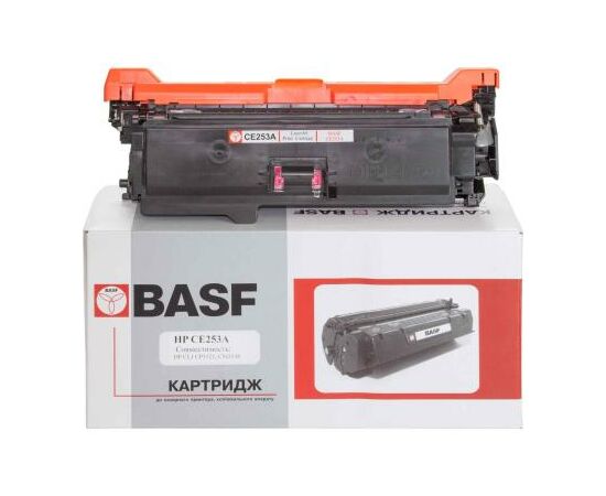 Картридж BASF для HP CLJ CM3530/CP3525 аналог CE253A Magenta (KT-CE253A)