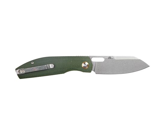 Нож CJRB Ekko Micarta Green (J1929-MGN), изображение 2 Нож CJRB Ekko Micarta Green (J1929-MGN), изображение 2