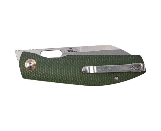 Нож CJRB Ekko Micarta Green (J1929-MGN), изображение 4 Нож CJRB Ekko Micarta Green (J1929-MGN), изображение 4