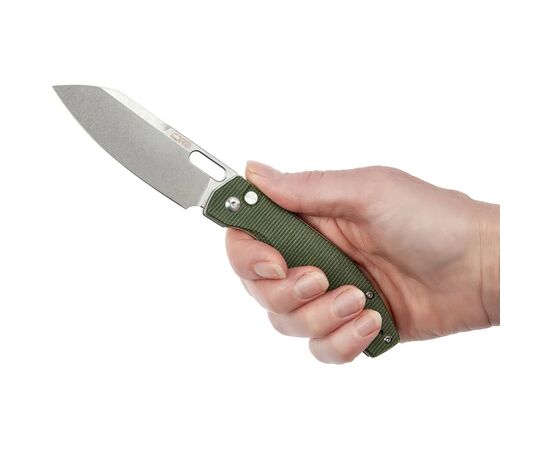 Нож CJRB Ekko BB Micarta Green (J1929B-MGN), изображение 5 Нож CJRB Ekko BB Micarta Green (J1929B-MGN), изображение 5