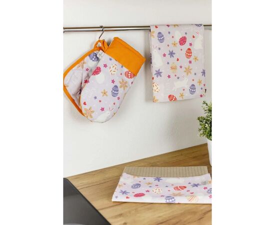 Полотенце Прованс набор вафельных писанка сиреневая 45х55 см 2 шт (4823093443815), изображение 2 Полотенце Прованс набор вафельных писанка сиреневая 45х55 см 2 шт (4823093443815), изображение 2