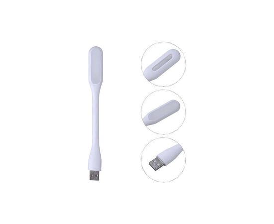 Лампа USB Optima LED, гибкая, 2 шт, белый (UL-001-WH2), изображение 4 Лампа USB Optima LED, гибкая, 2 шт, белый (UL-001-WH2), изображение 4