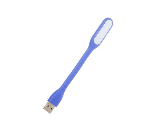 Лампа USB Optima LED, гнучка, 2 шт, синій (UL-001-BLU2)
