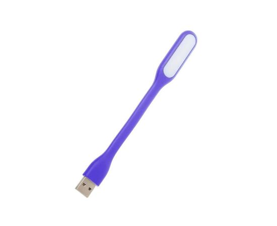 Лампа USB Optima LED, гнучка, 2 шт, фіолетовий (UL-001-VI2)