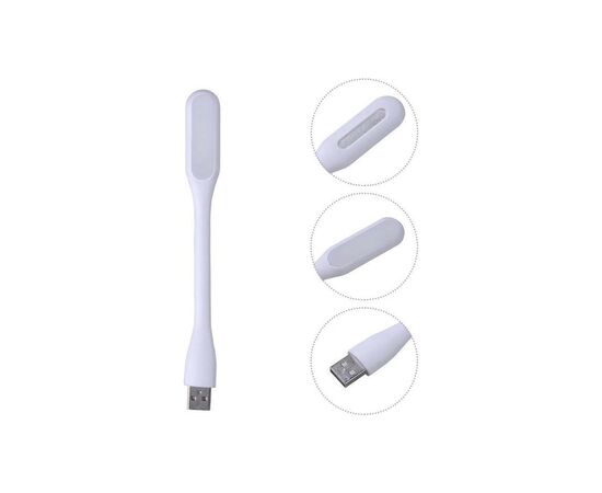 Лампа USB Optima LED, гибкая, белый (UL-001-WH), изображение 4 Лампа USB Optima LED, гибкая, белый (UL-001-WH), изображение 4