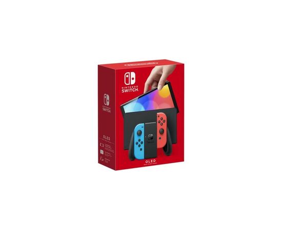 Игровая консоль Nintendo Switch OLED (червоний та синій) (045496453442), изображение 5 Игровая консоль Nintendo Switch OLED (червоний та синій) (045496453442), изображение 5