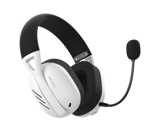 Наушники Hator Hyperpunk 2 Wireless Tri-mode Black/White (HTA-856)
