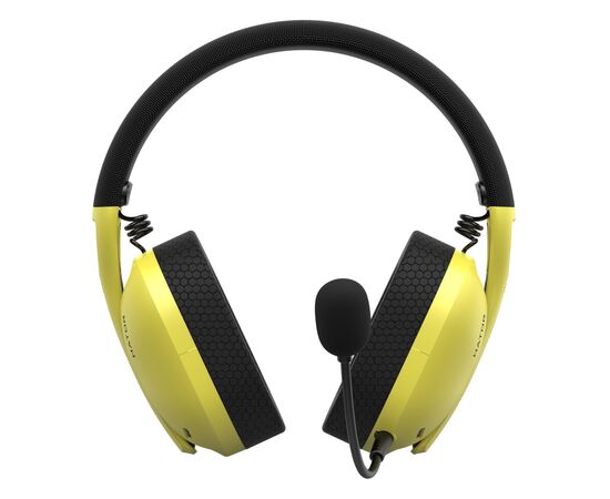 Наушники Hator Hyperpunk 2 Wireless Tri-mode Black/Yellow (HTA-857), изображение 2 Наушники Hator Hyperpunk 2 Wireless Tri-mode Black/Yellow (HTA-857), изображение 2