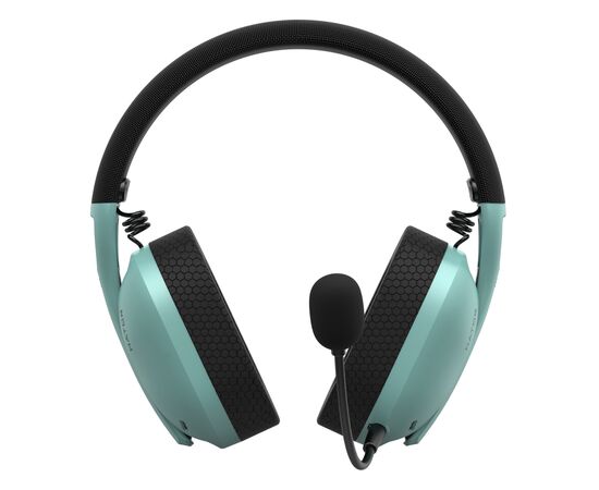 Наушники Hator Hyperpunk 2 Wireless Tri-mode Black/Mint (HTA-858), изображение 2 Наушники Hator Hyperpunk 2 Wireless Tri-mode Black/Mint (HTA-858), изображение 2
