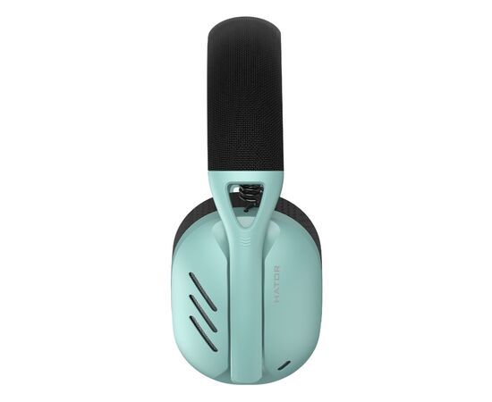 Наушники Hator Hyperpunk 2 Wireless Tri-mode Black/Mint (HTA-858), изображение 4 Наушники Hator Hyperpunk 2 Wireless Tri-mode Black/Mint (HTA-858), изображение 4