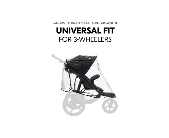 Дождевик Hauck Pushchair Raincover 3W (55078-6), изображение 2 Дождевик Hauck Pushchair Raincover 3W (55078-6), изображение 2