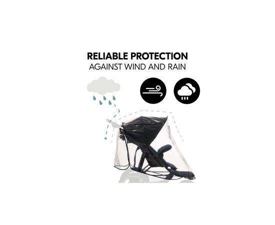 Дождевик Hauck Pushchair Raincover 3W (55078-6), изображение 3 Дождевик Hauck Pushchair Raincover 3W (55078-6), изображение 3