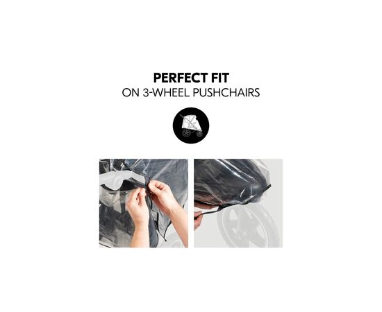 Дождевик Hauck Pushchair Raincover 3W (55078-6), изображение 5 Дождевик Hauck Pushchair Raincover 3W (55078-6), изображение 5