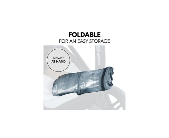 Дождевик Hauck Pushchair Raincover 4W (55077-9), изображение 3 Дождевик Hauck Pushchair Raincover 4W (55077-9), изображение 3