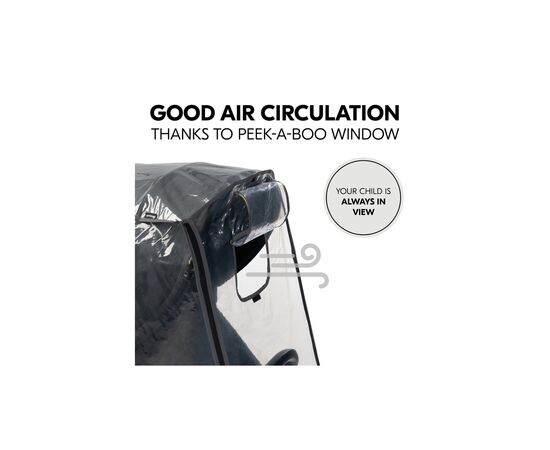 Дождевик Hauck Pushchair Raincover 4W (55077-9), изображение 7 Дождевик Hauck Pushchair Raincover 4W (55077-9), изображение 7
