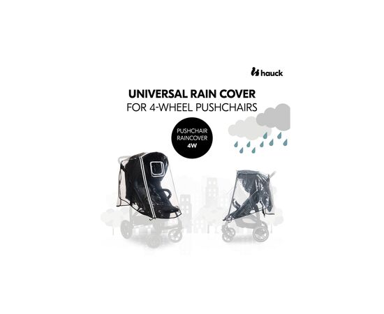 Дождевик Hauck Pushchair Raincover 4W (55077-9), изображение 9 Дождевик Hauck Pushchair Raincover 4W (55077-9), изображение 9