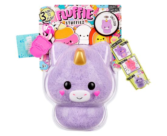 М'яка іграшка Fluffie Stuffiez антистрес - Єдиноріг (593447-3)