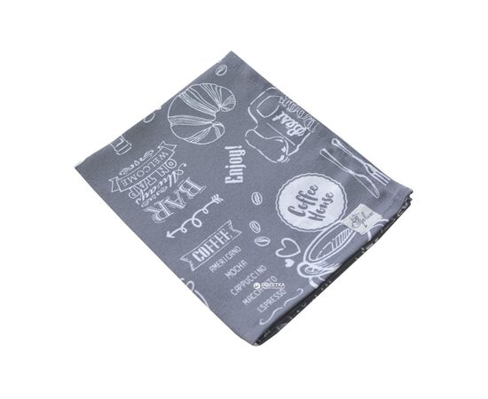 Серветка на стіл Прованс Breakfast grey 35х45 см (4823093408456)