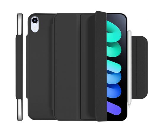 Чехол для планшета BeCover Magnetic Buckle Apple iPad mini 6 2021 Black (706824), изображение 2 Чехол для планшета BeCover Magnetic Buckle Apple iPad mini 6 2021 Black (706824), изображение 2