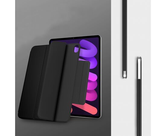 Чехол для планшета BeCover Magnetic Buckle Apple iPad mini 6 2021 Black (706824), изображение 3 Чехол для планшета BeCover Magnetic Buckle Apple iPad mini 6 2021 Black (706824), изображение 3