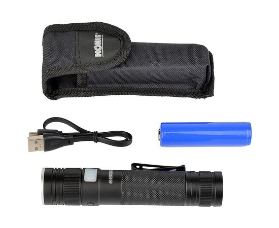 Фонарь Konus Konuslight-RC5 (800 Lm) USB Rechargeable (3928), изображение 4 Фонарь Konus Konuslight-RC5 (800 Lm) USB Rechargeable (3928), изображение 4
