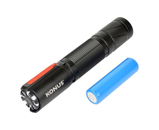 Фонарь Konus Konuslight-RC7 (1200 Lm) USB Rechargeable (3931), изображение 5 Фонарь Konus Konuslight-RC7 (1200 Lm) USB Rechargeable (3931), изображение 5