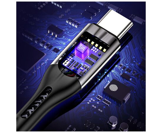 Дата кабель USB 2.0 AM to Type-C 1.2m 5A Choetech (AC0013), изображение 3 Дата кабель USB 2.0 AM to Type-C 1.2m 5A Choetech (AC0013), изображение 3