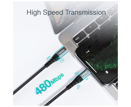 Дата кабель USB-C 3.1 to Lightning 3.0m 20W MFI Choetech (IP0042), изображение 3 Дата кабель USB-C 3.1 to Lightning 3.0m 20W MFI Choetech (IP0042), изображение 3