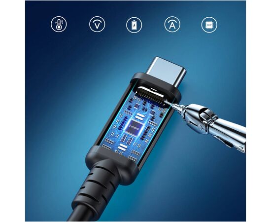 Дата кабель USB-C to USB-C 0.8m USB 4 100W 40Gbps 8K60Hz Choetech (XCC-1028), изображение 8 Дата кабель USB-C to USB-C 0.8m USB 4 100W 40Gbps 8K60Hz Choetech (XCC-1028), изображение 8