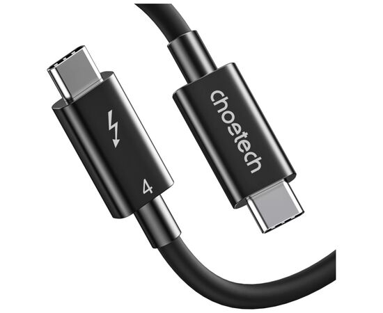 Дата кабель USB-C to USB-C 0.8m USB 4 100W 8K HDR Choetech (A3010)