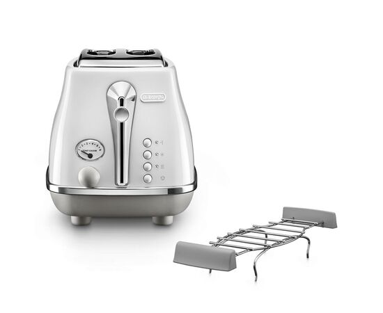 Тостер DeLonghi CTOC 2103 W (CTOC2103W), изображение 3 Тостер DeLonghi CTOC 2103 W (CTOC2103W), изображение 3