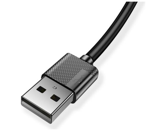 Дата кабель USB 2.0 AM to Micro 5P 2.0m Nets T-M801 Black T-Phox (T-M801(2) black), изображение 4 Дата кабель USB 2.0 AM to Micro 5P 2.0m Nets T-M801 Black T-Phox (T-M801(2) black), изображение 4