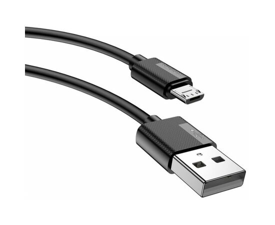 Дата кабель USB 2.0 AM to Micro 5P 2.0m Nets T-M801 Black T-Phox (T-M801(2) black), изображение 5 Дата кабель USB 2.0 AM to Micro 5P 2.0m Nets T-M801 Black T-Phox (T-M801(2) black), изображение 5