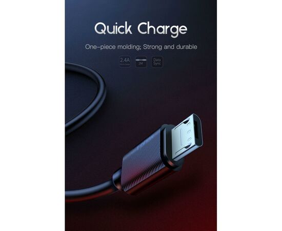 Дата кабель USB 2.0 AM to Micro 5P 2.0m Nets T-M801 Black T-Phox (T-M801(2) black), изображение 6 Дата кабель USB 2.0 AM to Micro 5P 2.0m Nets T-M801 Black T-Phox (T-M801(2) black), изображение 6