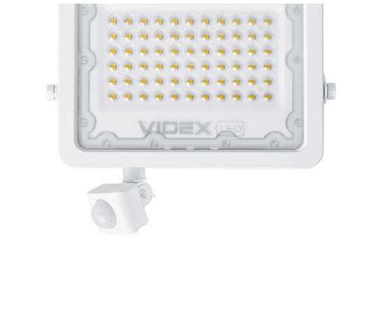 Прожектор Videx LED  50W 5000K с датчиком движения (VL-F2e505W-S), изображение 3 Прожектор Videx LED  50W 5000K с датчиком движения (VL-F2e505W-S), изображение 3