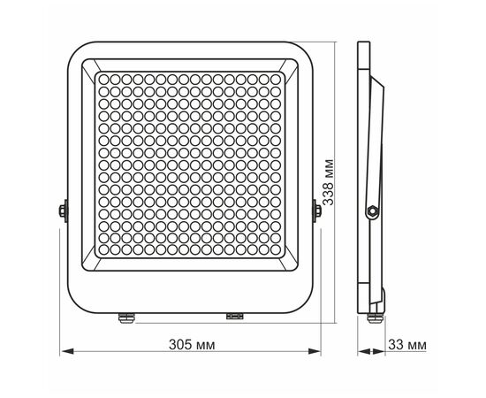 Прожектор Videx LED  PREMIUM 200W 5000K 220V Gray (VL-F2-2005G), изображение 4 Прожектор Videx LED  PREMIUM 200W 5000K 220V Gray (VL-F2-2005G), изображение 4