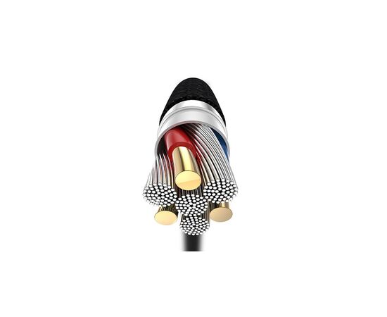 Дата кабель USB Type-C to Type-C 1.0m 3A Black\Gray T-Phox (T-CC833), изображение 4 Дата кабель USB Type-C to Type-C 1.0m 3A Black\Gray T-Phox (T-CC833), изображение 4