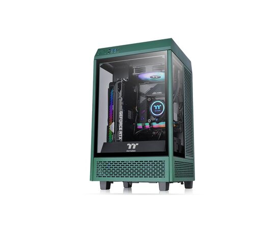 Корпус ThermalTake Tower 100 TG Racing Green (CA-1R3-00SCWN-00), зображення 6 Корпус ThermalTake Tower 100 TG Racing Green (CA-1R3-00SCWN-00), зображення 6