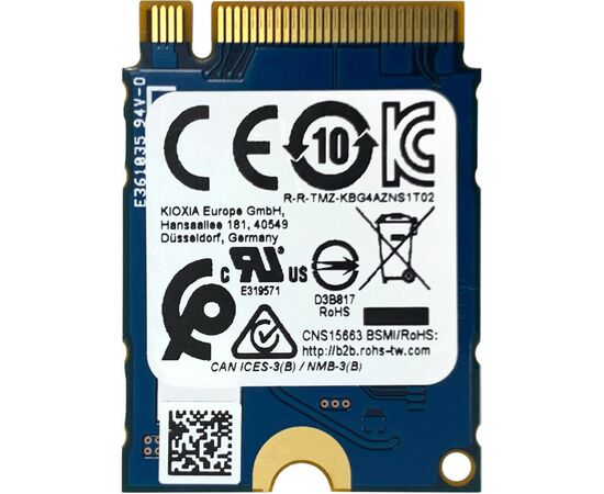 Накопитель SSD M.2 2230 256GB Kioxia (KBG40ZNS256G), изображение 2 Накопитель SSD M.2 2230 256GB Kioxia (KBG40ZNS256G), изображение 2