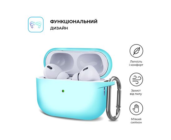 Чехол для наушников Armorstandart Hang Case для Apple AirPods Pro 2 Luminous (ARM68592), изображение 2 Чехол для наушников Armorstandart Hang Case для Apple AirPods Pro 2 Luminous (ARM68592), изображение 2