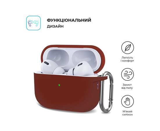 Чехол для наушников Armorstandart Hang Case для Apple AirPods Pro 2 Scarlet (ARM68599), изображение 2 Чехол для наушников Armorstandart Hang Case для Apple AirPods Pro 2 Scarlet (ARM68599), изображение 2