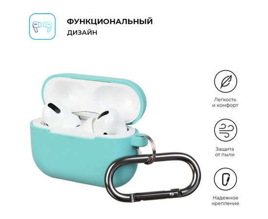 Чехол для наушников Armorstandart Hang Case для Apple Airpods Pro Coastal Blue (ARM56102), изображение 2